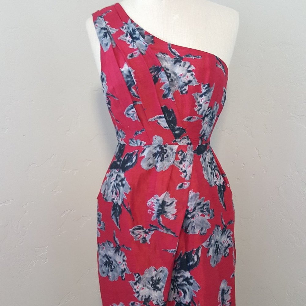 Va et Vien for BHLDN Red Silk Dress - Size 6